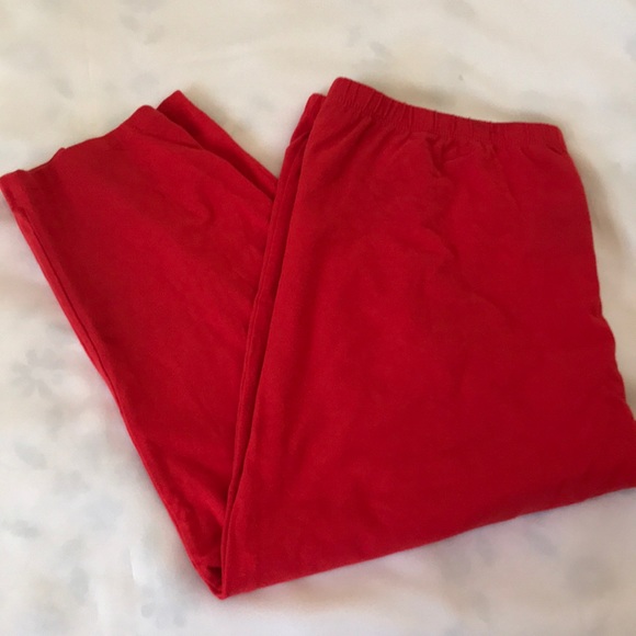 Faded Glory Pants - Basic red leggings